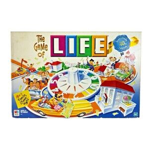 The Game of Life 40th Anniversary Milton Bradley 1999 Board Game Complete